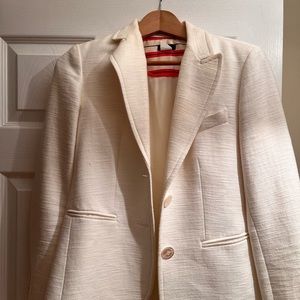 Jcrew white blazer